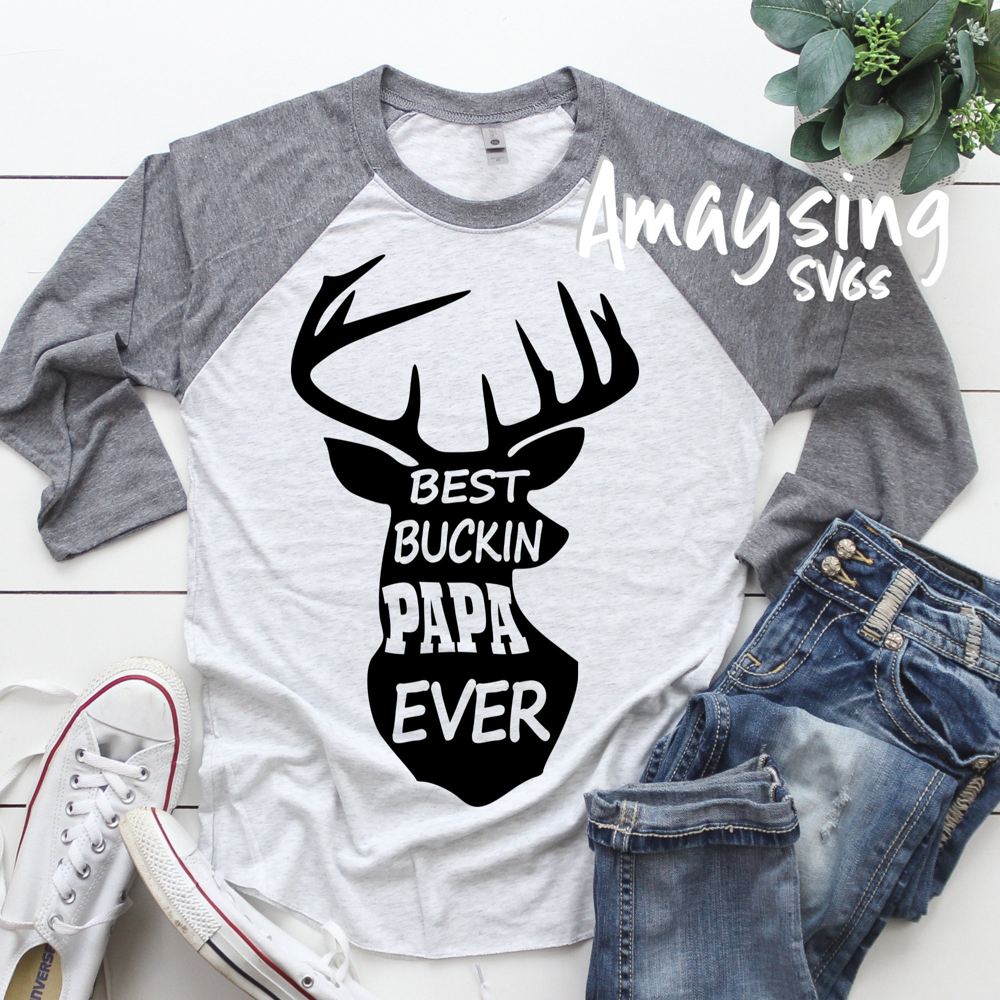 Download Best Buckin Papa svg Best Buckin svg Grandfather's Gift | Etsy