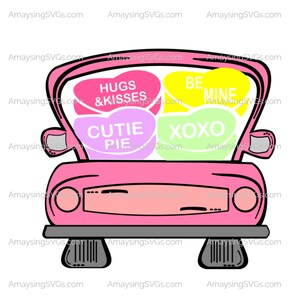 Valentinstag Truck svg