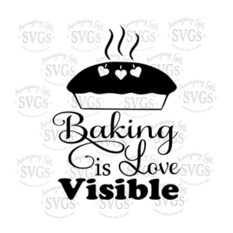 Download SVG Baking is Love Visible DXF EPS Baking Pallet | Etsy