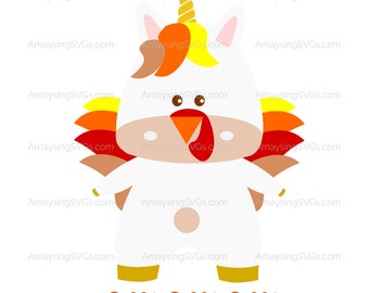 Unicorn Thanksgiving svg Turkey Unicorn svg Fall Unicorn svg Holiday Unicorn svg Unicorn svg tshirt svg decal svg card svg