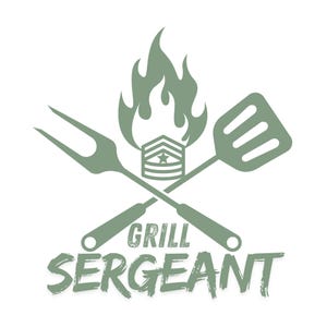 Grill Sergeant PNG | Lustiges BBQ Dad Shirt PNG | Vatertagsgeschenk für Grillmeister | Männer Kochen Png | Shirt mit Motiv Militär Grillen
