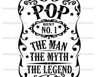 Pop Man Myth Legend svg Fathers Day svg Man Myth Legend svg Pop svg Father svg Pop tshirt svg Grandpa svg Grandpa tshirt svg Grandpa tumbler