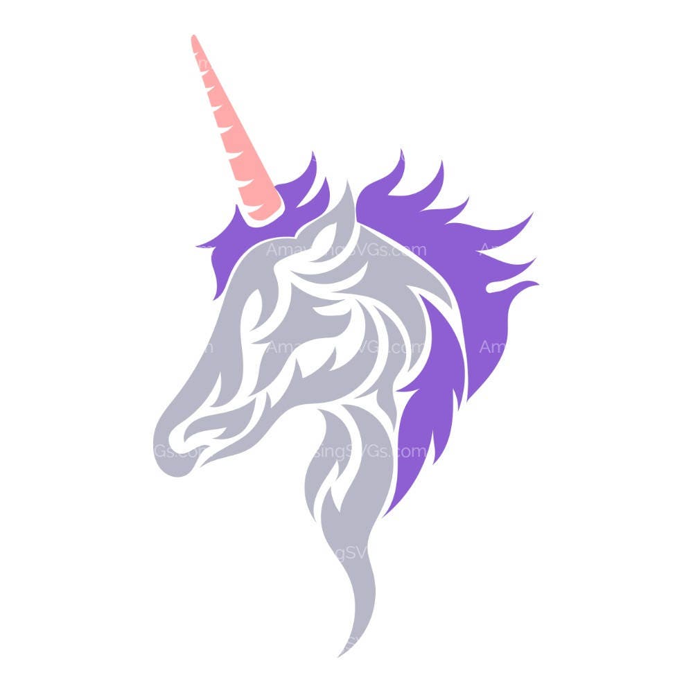 Download SVG Unicorn Tribal Unicorn svg Tshirt svg Ornament svg | Etsy