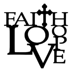 Faith Hope Love Svg - Etsy