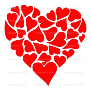 SVG - Herzen Herz - rote Herzen - Valentines Svg - Giraffe Muster Svg - Valentine Party Dekor - Valentine Tshirt Svg - Valentinstag Karte Svg