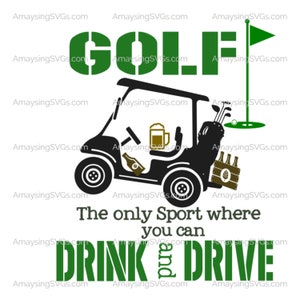 Golf the only sport where you can drink and drive svg Golf svg Golf drink and drive svg Golf towel svg Golf art svg Golf tshirt svg