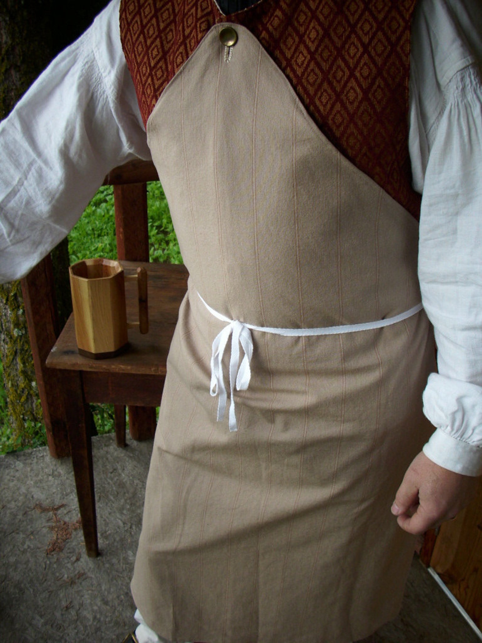 18th Century Mens Work Apron Etsy
