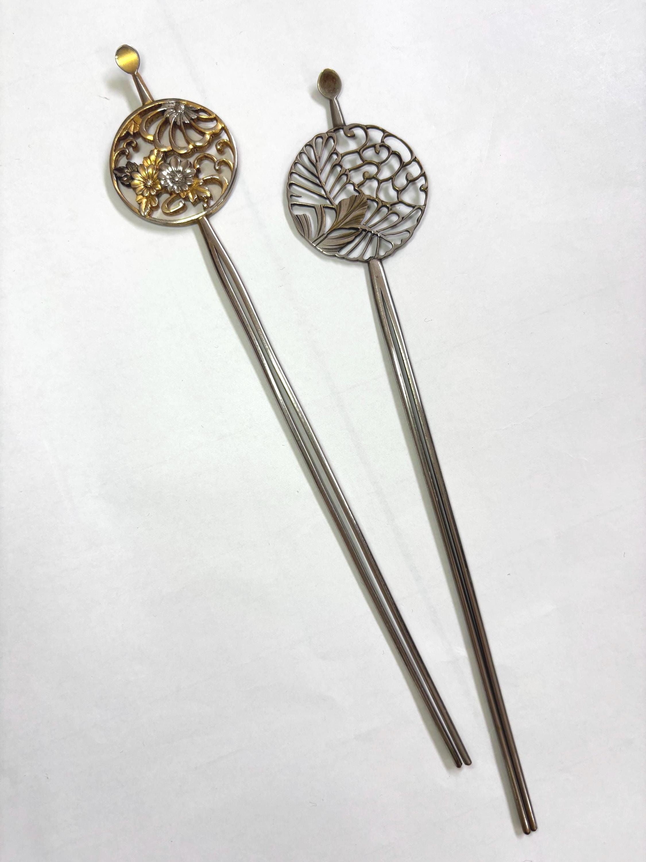 Vintage Japanese Kanzashi Hair Pin - Etsy