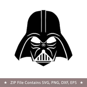 Darth Vader SVG, PNG, Star Wars svg, Star Wars, Helmet, Sith, Cricut Cut File and vector, Digital Download