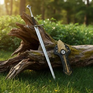Custom Handmade Herugrim king Theoden Sword, Carbon Steel Blade, Gift For Men, Best Wedding, Anniversary Gift, Gift For Dad image 10