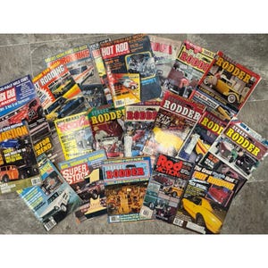 【Hot Rod】　ヴィンテージマガジン　1970年代 Vintage Hot Rod Magazine - Etsy