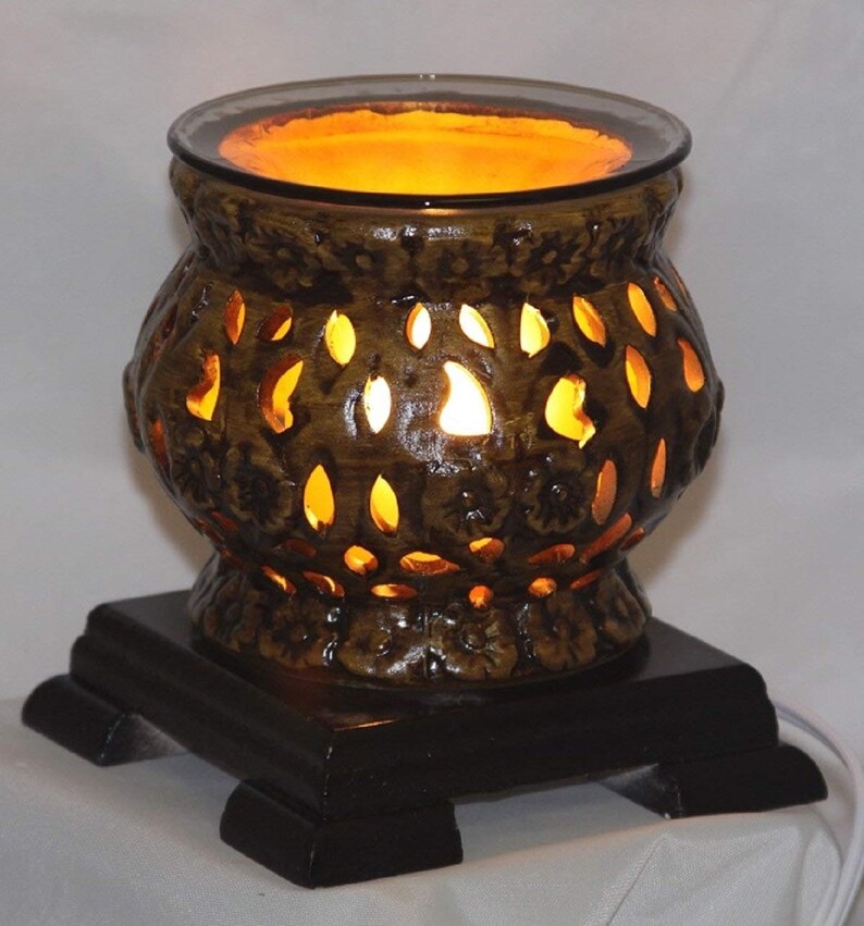 Ceramic Ew 614 Electric Fragrance Oil Tart Warmer Burner Image 0
