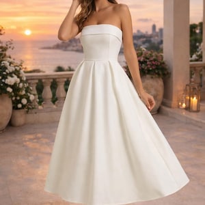 White Dress Semi Formal - Etsy