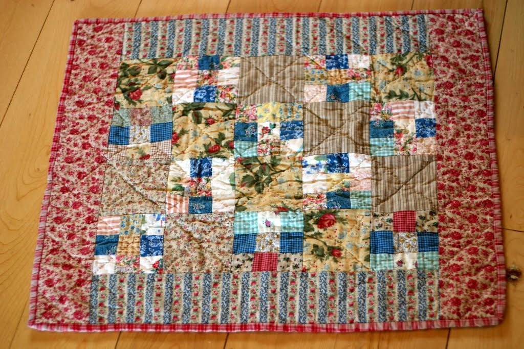 16-patch scrappy Quilt Tutorial - Diary of a Quilter - a quilt blog