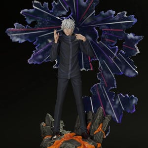 Statue de mentor arcanique, les yeux bandés | Instructeur de sorcellerie | Présentoir de collection | Fichiers d'impression 3D STL