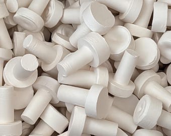 Tappi in ceramica per frammenti di corallo per la propagazione, adatti per acquari di barriera corallina (confezione da 100)