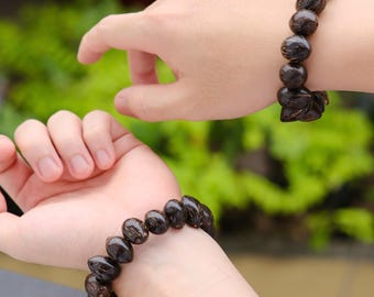 Areca Seed Bracelet, Natural Seed Bracelet, Boho Seed Bracelet