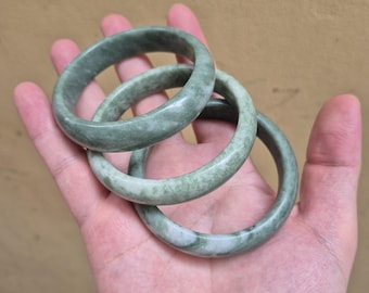 Bracciale in giada verde, bracciale in giada naturale, bracciale in pietra di giada