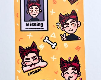 Valko Love and Deepspace Sticker Sheet