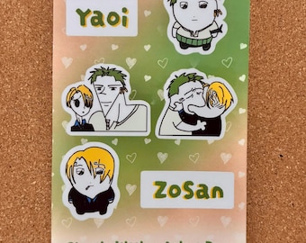Pirate Yaoi Sticker Sheet