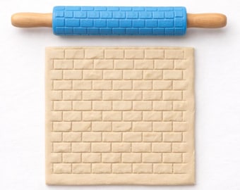 Brick Wall Texture Roller STL | Clay Pottery Tool (Digital Download)