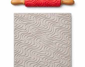 Swirl Texture Roller STL for Clay Projects | Pottery, Ceramic, Polymer Clay Tool (Digital Download)