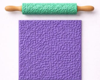 Floral Texture Roller STL – Seamless Clay & Cookie Dough Embossing Pin (Digital Download)