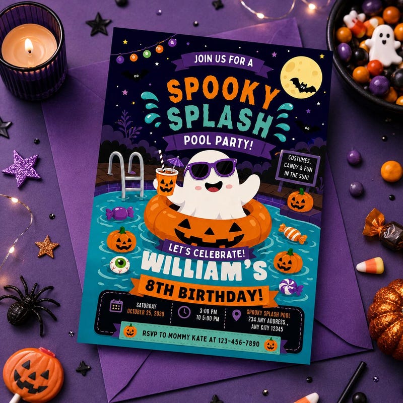 Pool Halloween - Etsy UK