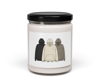 Snarky Airbrush Y2K Hoodie Candle | Soy Jar, Neon Cherub Vibes