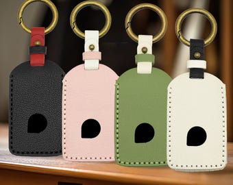 Funda de cuero Macaron para llave Volvo XC40 XC60 XC90 S60 S90, funda de llavero personalizada/impresión fotográfica