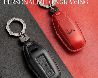 Genuine Leather Audi Key Case Personalized Protection for A5/A6/Q6/S6 e-tron