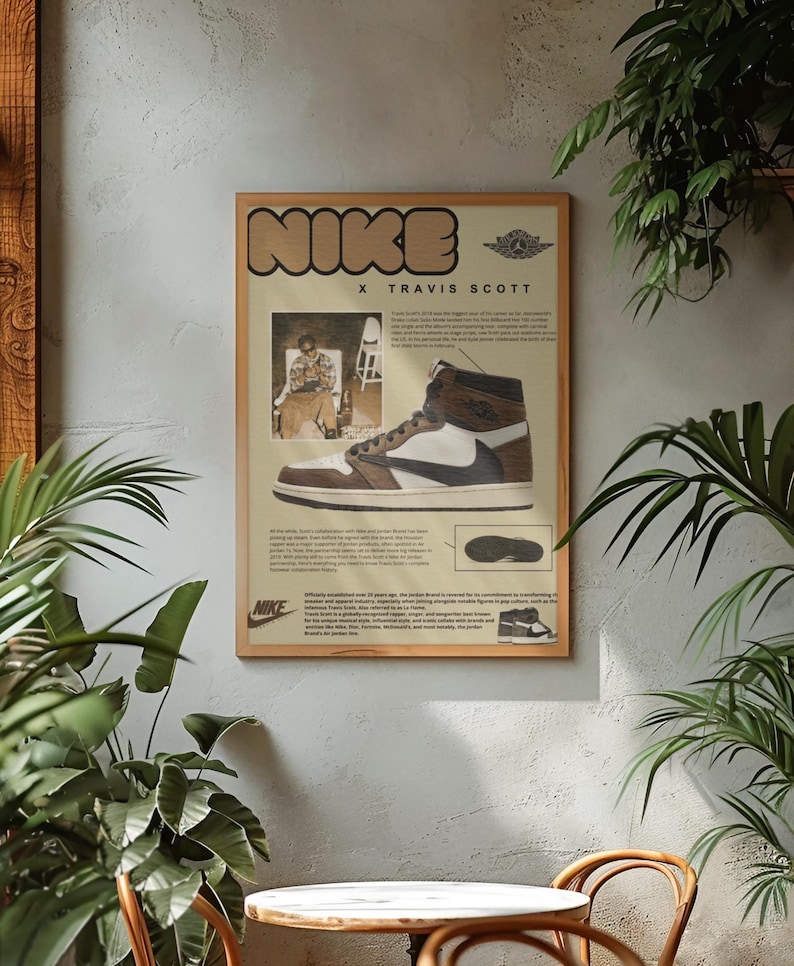 Nike Streetwear Poster | Aesthetic Ilustration | Air Jordans image 2