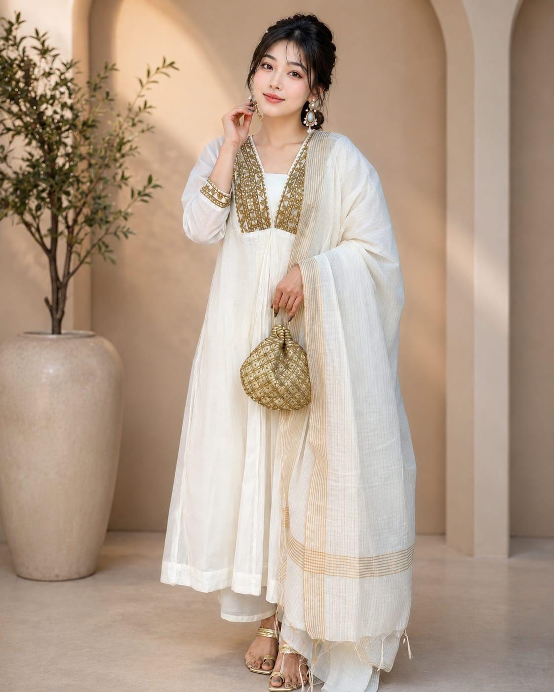 Embroidered Dress Made in India - Etsy