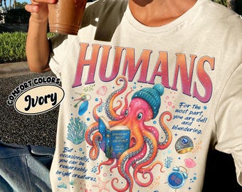 Marcellus Octopus PNG Digital Download, Remarkably Bright Creatures Inspired Shirt Design, Sea Life PNG Clipart, Friendship Bookish Gift