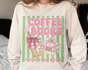 Books and Coffee PNG Digital Download, Striped PNG, Teacher Appreciation, Preppy Mom Shirt Design, Summer Style, Graduation PNG