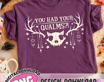 You Had Your Qualms PNG Digital Download, Patricia Quote Shirt Design, Widow's Bay Inspired PNG Clipart, Coastal Horror Fandom Gift