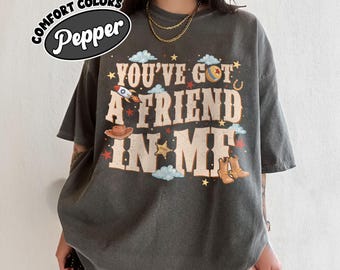 Digitale download You've Got A Friend In Me, grappige theater-png-afbeelding, Buzz Woody Best Friends, themaparkcadeau