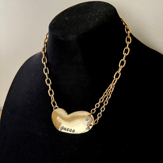 Vintage Designer Gold Tone Big Link 