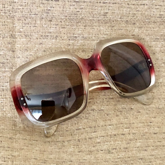 Vintage Made in France Sunglasses Oversized Sunglasses Costume Etsy