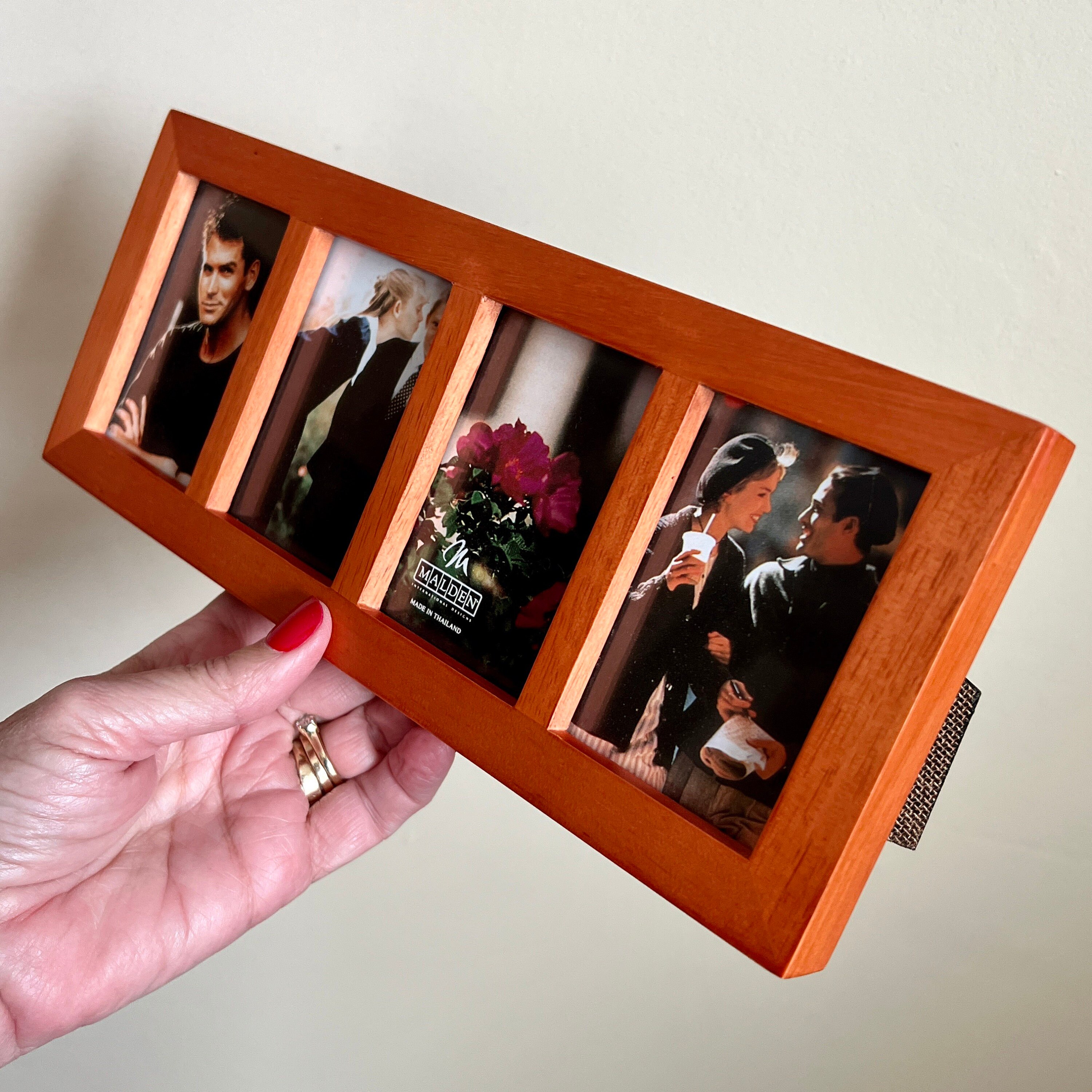 Multi Aperture Photo Picture Frame Holds 12X Photos of 6''X4'' Vintage Gold 