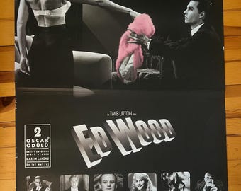 Ed Wood 1994 Original Turkish Movie Poster - Tim Burton Johnny Depp Vintage Cinema