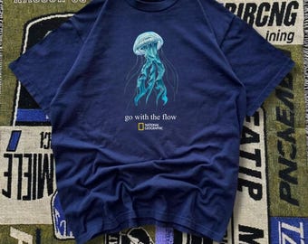 National Geographic jellyfish tT-Shirt ,Comfort Color Vintage National Geographic Inspired