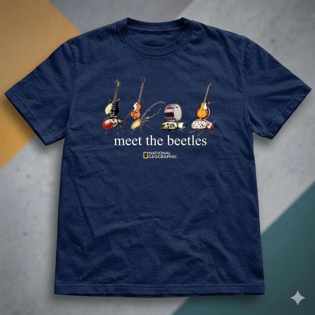 National Geographic Meet the Beetles Cotton T-shirt - Etsy