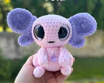 Amigurumi Vela the Dream Keeper Crochet Pattern – Stuffed Plush PDF Download (US Terms)