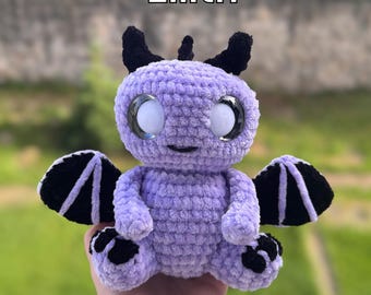 Lilith The Monster Crochet Pattern Stuffed Amigurumi / US PDF Pattern
