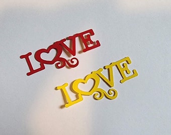25 Pack Paper Love Shape, Love Cut Out, Card Stock Heart, Love, DIY Heart, Party Supplies, Valentines Day, Anniversary, Wedding