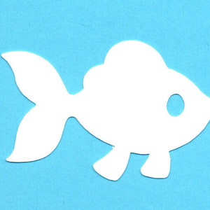 Confezione da 25 - Forme di pesci di mare in carta, pesci di mare ritagliati, pesci di cartoncino, pesci di mare fai da te, articoli per feste, matrimoni, compleanni