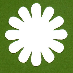 25 stuks papieren bloemvorm, bloem uitgesneden matrijs, karton bloem, doe-het-zelf tulpenbloem, doe-het-zelf kaartbloemen, lente, plakboekbloemen