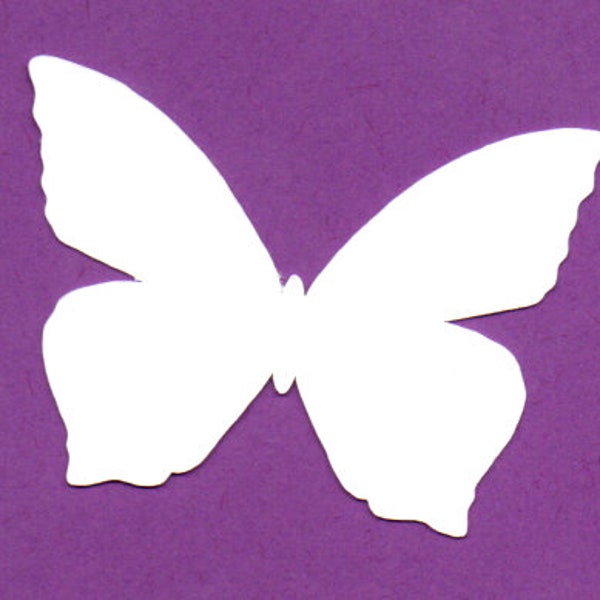 25 Pack - Paper Butterfly Shapes, Cut Out Butterfly , Cardstock Butterfly , DIY Butterfly , Party Supplies, Wedding, Birthday