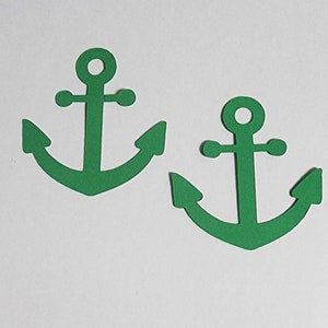 25er Pack - Papieranker Formen, Cut Out Anker, Cardstock Anker, DIY Anker, Partyzubehör, Hochzeit, Geburtstag
